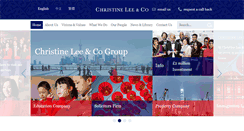 Desktop Screenshot of christine-lee.co.uk