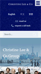 Mobile Screenshot of christine-lee.co.uk